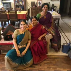 A precious memory with my mother and my niece. Three generations connected by the love for this art form. The traditions and values passed down through family are the foundation of my dance and my teaching.