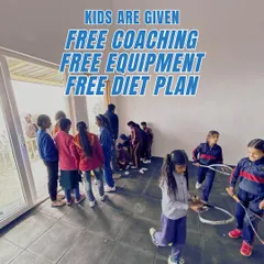 At our grassroots camp, kids are given free coaching, free equipment, and a free diet plan. We believe in giving every child a chance to succeed.