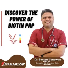 Dr. Santpal Sangwan, here to explain the power of Biotin PRP. We leverage this advanced, non-surgical treatment to effectively combat hair loss and improve hair density for our clients.