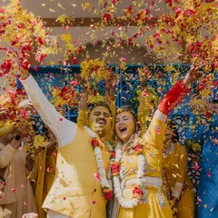 The Haldi ceremony is pure, unadulterated joy. I love capturing the explosion of color, laughter, and energy as friends and family shower the couple with love and turmeric. My candid approach ensures these fun-filled moments are preserved forever.