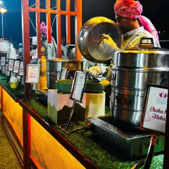 This is a glimpse of my traditional Indian food counter, featuring Marwadi specialties like Choka nu Khichu. I ensure every dish is authentic, flavorful, and served with care.