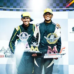Celebrating a Champion and Vice-Champion finish at the Meco FMSCI Meritus Cup. This double podium is a proud moment that reflects the dedication of our drivers and the entire technical team.