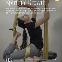 The hammock isn't just for inversions; it's a tool for finding stillness. This supported Eka Pada Rajakapotasana allows for a deep hip-opening stretch while encouraging a meditative and peaceful state of mind.