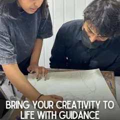 My guidance is tailored to each student's needs. I work closely with them on their drawing and composition skills, bringing their creative ideas to life on paper.