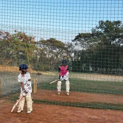 At our academy, passion for cricket has no age limit. This net session shows one of our youngest players, 8 year old Varad, training alongside Nikhil, a 43 year old adult player, proving that it's never too early or too late to chase your dream.