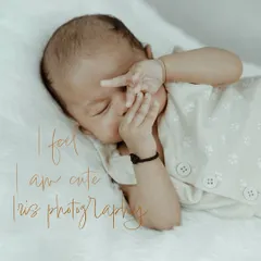 A sweet and funny newborn photo of a sleeping baby with a hand covering their face. This candid moment captures the unique and unpredictable charm of newborn photography.