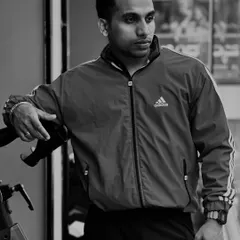 A classic black and white look. My commitment to fitness is reflected in every aspect of my life.