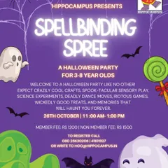 Get ready for a frightfully fun Halloween party! We've got crazily cool crafts, spook-tacular sensory play, and wickedly good treats that will haunt you forever. Come in your best costume if you dare.