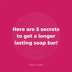 Here are 5 secrets to a longer-lasting soap bar! I've put together my best tips to help you make your favorite handmade soap last as long as possible.