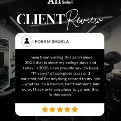 A review from a client of 17 years. This kind of long-term trust is the biggest compliment I can receive and is a testament to the consistent quality and satisfaction I provide.