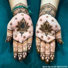 A bold and beautiful lotus design. The symmetry and use of negative space make this a modern and striking choice for any festival or party.