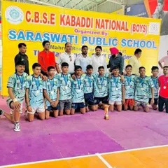 We compete on the biggest stages. Here is our team celebrating a 2nd place finish at the C.B.S.E. Kabaddi National (Boys) tournament.