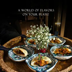 We bring a world of flavors to your plate. This rustic yet elegant presentation showcases our ability to create beautiful moments.