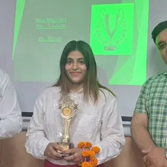 Another moment of recognition, holding a trophy for my achievements. Every case I win and every client I help is the real reward, but these moments are cherished reminders of the progress made.