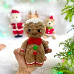 My Christmas collection is here! This festive set includes Santa Claus, a reindeer, a gingerbread man, and a Christmas teddy bear. They are perfect as gifts or to decorate your home for the holidays.