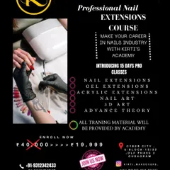 My 15-day professional nail extension course is designed to make you an expert. You will learn everything from gel and acrylic applications to complex 3D nail art and advanced theory, with all training materials provided.