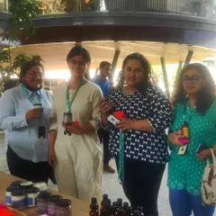 Some of the lovely people I met during my pop-up at the Titan office. Connecting with customers in person is one of the best parts of my job.