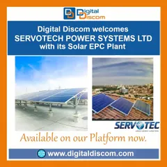 We connect you with providers like Servotech for complete Solar EPC plants, from rooftop to ground-mounted installations.