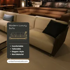This modern luxury sofa is an example of the pieces I create. It features a comfortable, elegant style and is built with the best materials. I can tailor the design to fit the specific needs of your commercial or residential space.