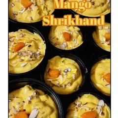 For Gudi Padwa, I offer both Dryfruit Shrikhand and this delicious Mango Shrikhand. It is made with the best quality mango pulp and has a rich, creamy texture that is perfect for festive celebrations.