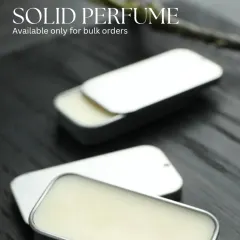 My solid perfumes are skin-friendly, travel-friendly, and incredibly long-lasting. They are available for bulk orders and white-labeling, making them a perfect addition to your own brand or as a unique corporate gift.
