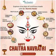 Celebrating Chaitra Navratri with health and devotion. Here is a nine-day plan of nutritious and traditional meals like samak rice khichdi and kuttu ki puri to keep you energized during your fast.