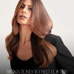 This is the result of expert training. We teach our students how to create rich, dimensional brown tones and finish with a flawless, salon-quality blowout that clients will love.