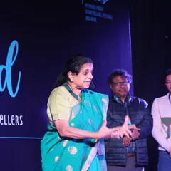 A moment from the Udaipur Tales festival, where I was honored as a Master Storyteller. It was a deeply meaningful experience to be recognized for my contribution to the oral tradition of storytelling.
