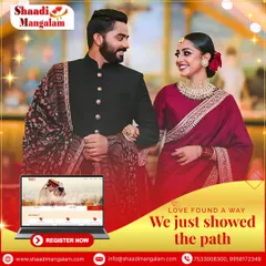 Love found a way, we just showed the path. This beautifully dressed couple is a testament to our commitment to uniting souls and creating lasting relationships through our trusted platform.