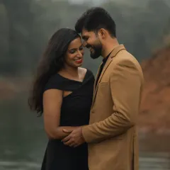 A romantic pre-wedding shoot by the lake. I help couples find serene and beautiful locations that allow their love to be the focus of every photograph.