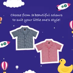 Our Dreamwear PJ tops are available in multiple beautiful colors. Here you can see the blue and red check options to suit your little one's style.