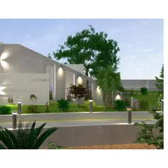 An identical render of the memorial, emphasizing the clean, minimalist aesthetic.