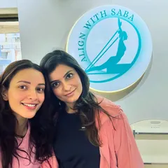 Welcoming the fabulous Tripti Dimri to Align with Saba. She is focused, strong, and an inspiration in the studio.