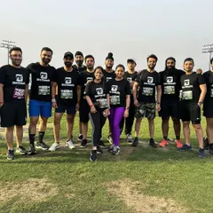 Our Dire CrossFit crew ready to take on the 10k. A strong fitness base from conditioning work is what allows us to tackle endurance challenges like this. Running with a team provides unmatched motivation.