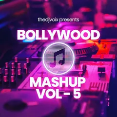 This is the artwork for my Bollywood Mashup, Volume 5. Each volume is a curated blend of tracks designed to keep the energy high.