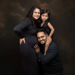 Three hearts, one story, infinite love. This frame holds a promise, a bond, and the beginning of a new chapter for this beautiful family.