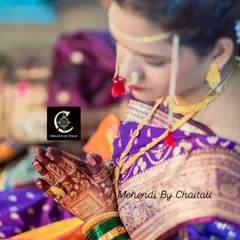 Another beautiful photo showing the deep color of the mehendi stain. My organic cones ensure a beautiful and long lasting color for your special day.