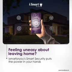 Feeling uneasy about leaving home is a thing of the past. This graphic shows how my smart security system connects various devices, like cameras and locks, directly to your phone, putting the power to monitor and protect your home in your hands.