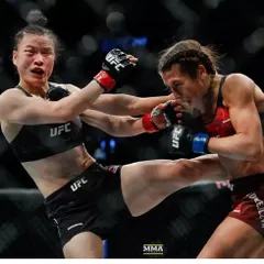 This incredible moment from the UFC strawweight title fight between Zhang Weili and Joanna Jedrzejczyk shows the heart and skill involved in high-level striking. It's fights like these that inspire our training.
