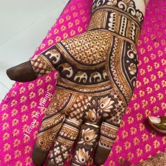 A beautiful design for Karwa Chauth, with traditional elements like elephants and lotuses, symbolizing prosperity and love.