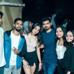 Connecting with the crowd at White Lotus Club. It's always great to see familiar faces and meet new people on the dance floor.