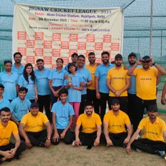 The entire group from our law firm's 'Jigsaw Cricket League 2023'. Team building and camaraderie are just as important outside the office as inside.
