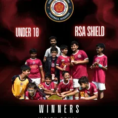 Our Under 10 squad clinching the RSA Shield. We are proud of our young Rangers for their incredible performance and for bringing home the trophy.