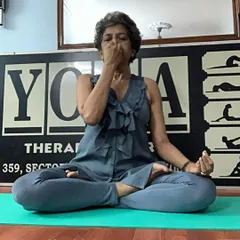 Practicing Nadi Shodhana, or alternate nostril breathing. This pranayama technique is excellent for balancing the mind and nervous system.