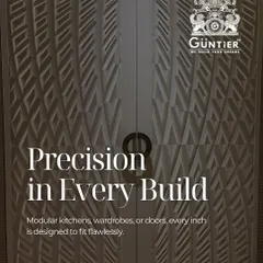 We guarantee precision in every build. Whether it's modular kitchens, wardrobes, or doors, every inch is designed and manufactured to fit flawlessly.