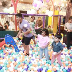 Nothing beats the fun of a ball pit. It's a fantastic place for kids to play together, make new friends, and dive into a sea of colorful balls in a safe and supervised environment.