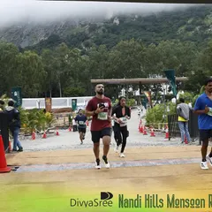The start of the Nandi Hills run, surrounded by fellow competitors. Every race is an opportunity to put my training to the test in a real world environment.
