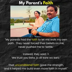 This is my story of how faith changed my life. I took a leap of faith in 2020, quitting my corporate job at Amazon & PayPal to become a coach. It was my wife's and parents' unshakable faith that gave me the strength to turn my passion into my profession, going from one client to over 1000 globally.