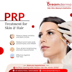 Here, you can see how PRP is used for facial rejuvenation. The treatment helps reduce deep wrinkles and dark circles, improve acne scars, and provide overall skin brightening. It's an effective, natural way to refresh your appearance.