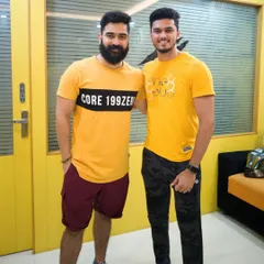 With actor Shine Shetty at the academy. It's great to see local celebrities prioritizing their health and setting a positive example for the community.